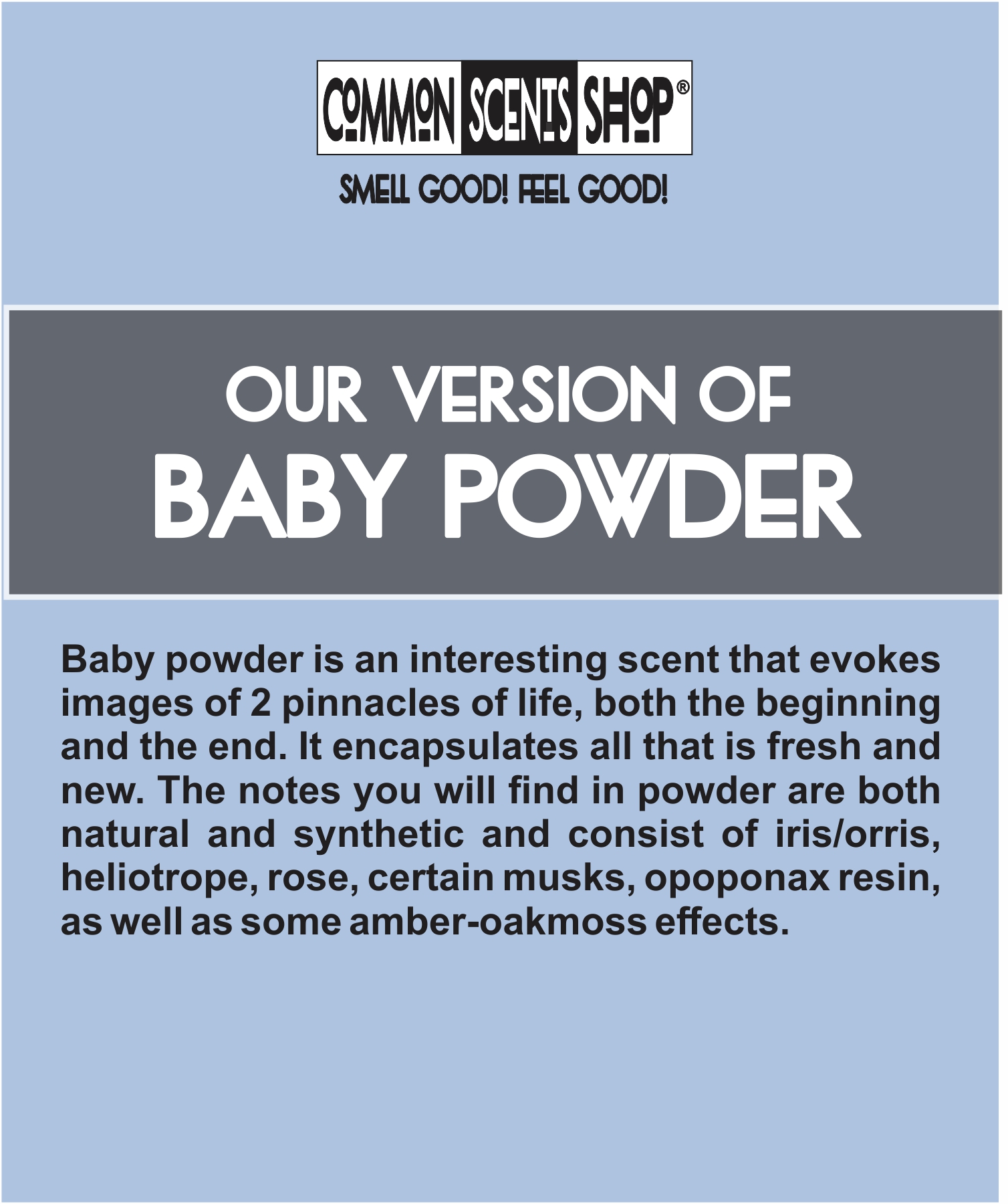 Baby Powder Fragrance Oil – Aroma Energy