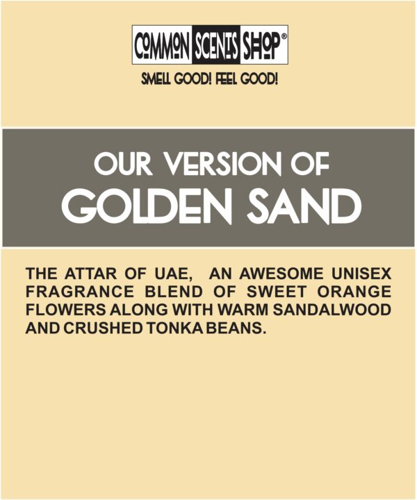 Golden Sand Type - Perfume Oil – Sweet Essentials